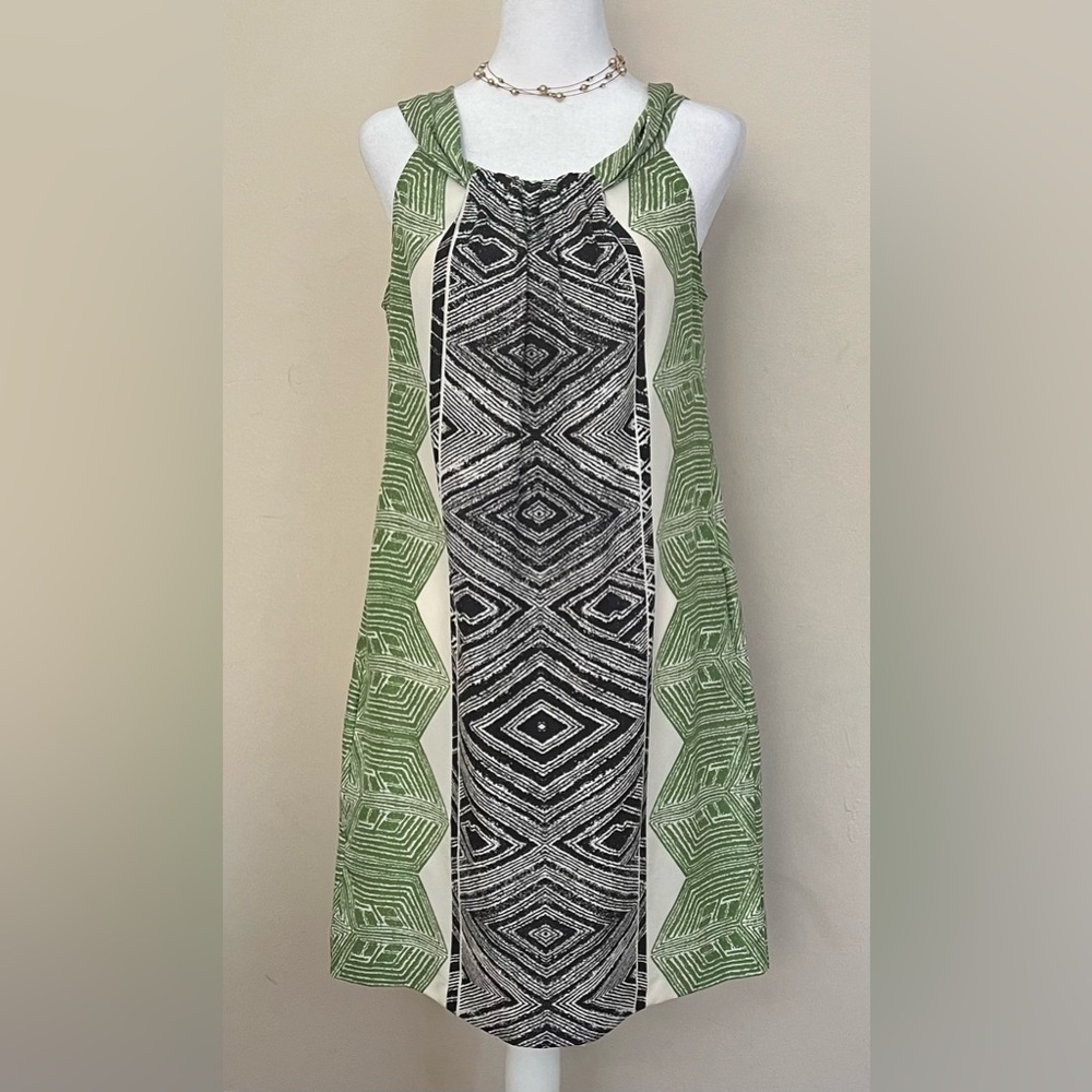 Banana Republic Silk Sleeveless Crowl Neck Women’s Summer Dress Size Medium